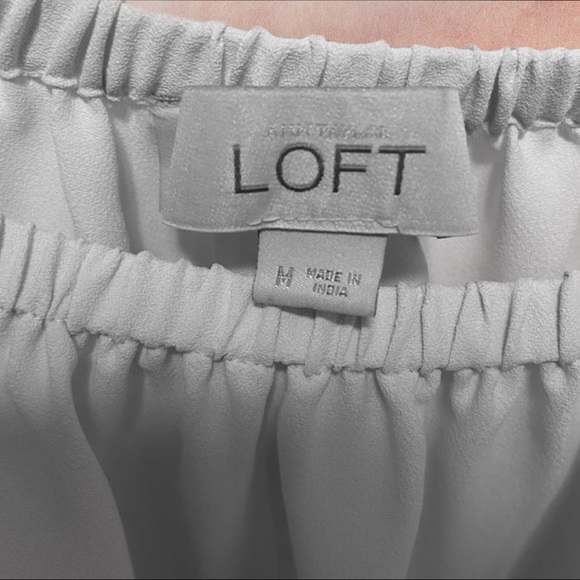 Ann Taylor Loft Romantic Off The Shoulder Top - Picture 4 of 6